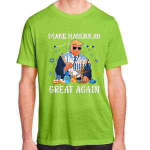 Make Hanukkah Great Again Jewish Ugly Chanukah Sweater Adult ChromaSoft Performance T-Shirt