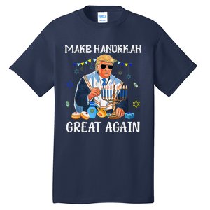 Make Hanukkah Great Again Jewish Ugly Chanukah Sweater Tall T-Shirt