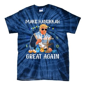 Make Hanukkah Great Again Jewish Ugly Chanukah Sweater Tie-Dye T-Shirt