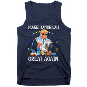 Make Hanukkah Great Again Jewish Ugly Chanukah Sweater Tank Top