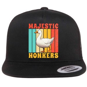 Majestic Honkers Goose Flat Bill Trucker Hat