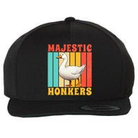 Majestic Honkers Goose Wool Snapback Cap