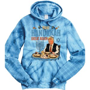 Make Hanukkah Great Again Trump Chanukkah Jewish Holiday Tie Dye Hoodie