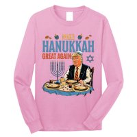 Make Hanukkah Great Again Trump Chanukkah Jewish Holiday Long Sleeve Shirt