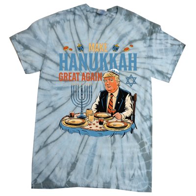 Make Hanukkah Great Again Trump Chanukkah Jewish Holiday Tie-Dye T-Shirt