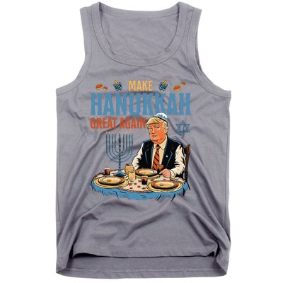 Make Hanukkah Great Again Trump Chanukkah Jewish Holiday Tank Top