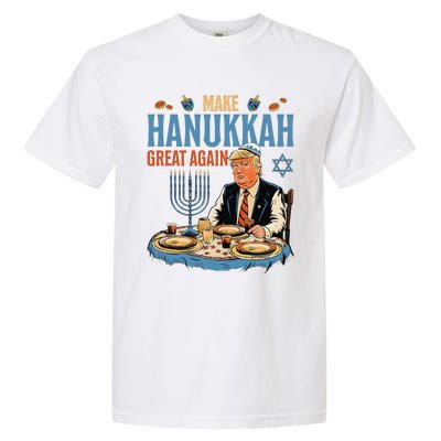 Make Hanukkah Great Again Trump Chanukkah Jewish Holiday Garment-Dyed Heavyweight T-Shirt