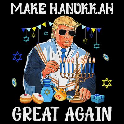 Make Hanukkah Great Again Jewish Ugly Chanukah Sweater T-Shirt