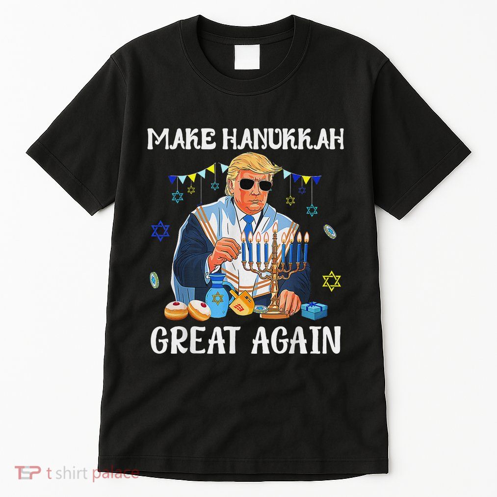 Make Hanukkah Great Again Jewish Ugly Chanukah Sweater Tall T-Shirt