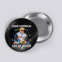 Make Hanukkah Great Again Jewish Ugly Chanukah Sweater Button