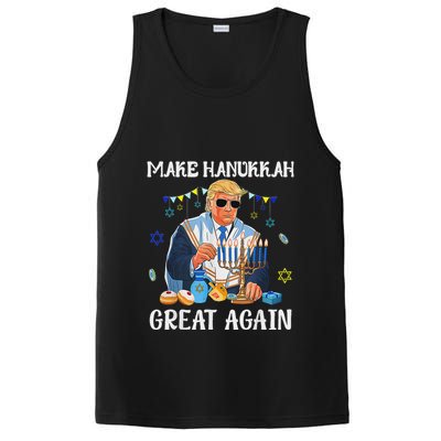 Make Hanukkah Great Again Jewish Ugly Chanukah Sweater PosiCharge Competitor Tank