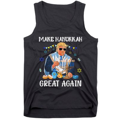 Make Hanukkah Great Again Jewish Ugly Chanukah Sweater Tank Top