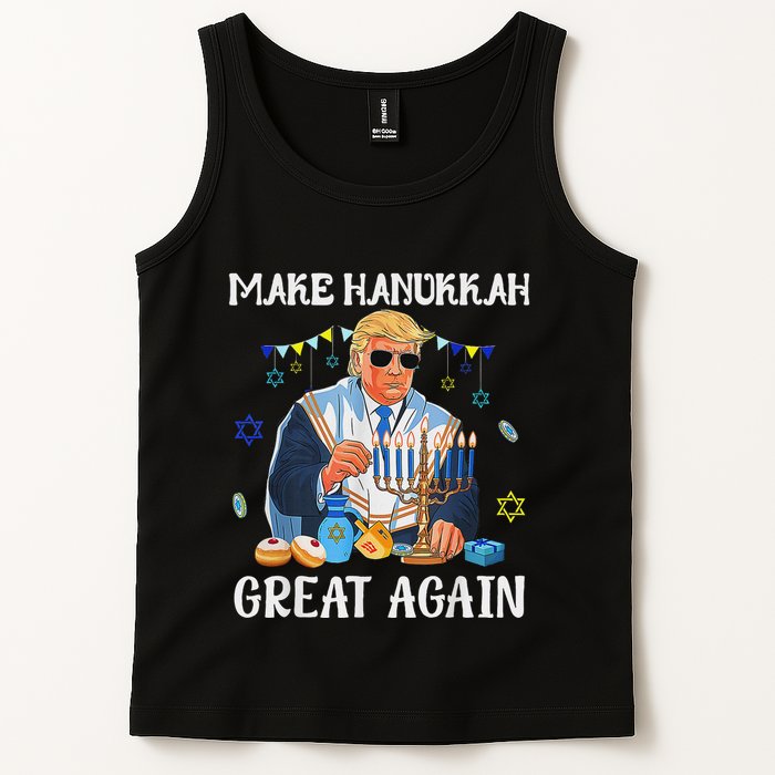 Make Hanukkah Great Again Jewish Ugly Chanukah Sweater Tank Top