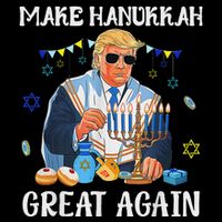 Make Hanukkah Great Again Jewish Ugly Chanukah Sweater Tank Top