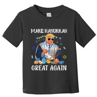 Make Hanukkah Great Again Jewish Ugly Chanukah Sweater Toddler T-Shirt