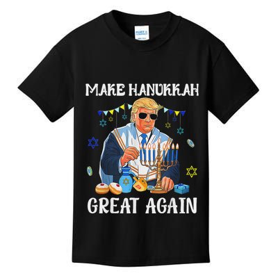 Make Hanukkah Great Again Jewish Ugly Chanukah Sweater Kids T-Shirt