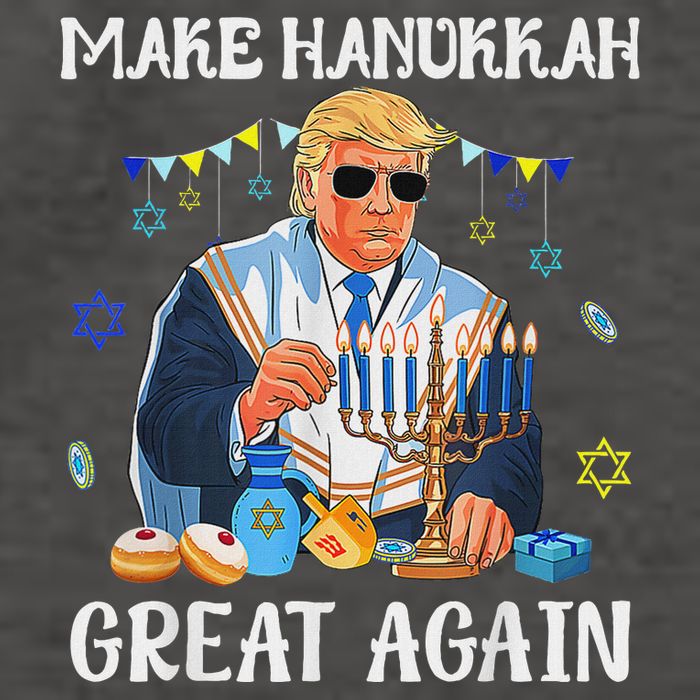 Make Hanukkah Great Again Jewish Ugly Chanukah Sweater Vector Backpack