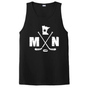 Mn Hockey Gift The State Of Ice Hockey Gift PosiCharge Competitor Tank