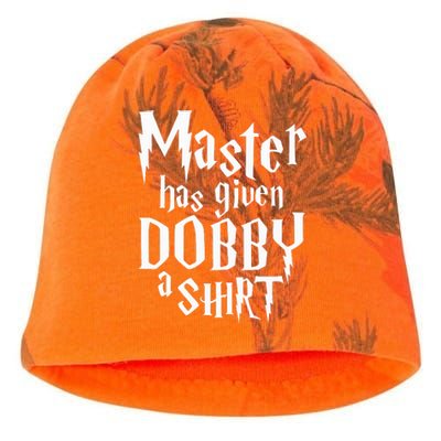 Master Has Given Dobby A  Funny Dobby Gift Kati - Camo Knit Beanie