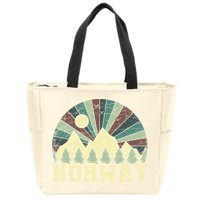 Mountians Hiking Gift Norway Gift Zip Tote Bag