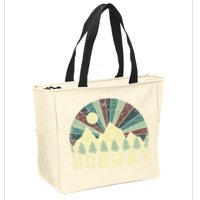 Mountians Hiking Gift Norway Gift Zip Tote Bag