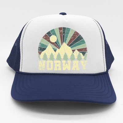 Mountians Hiking Gift Norway Gift Trucker Hat