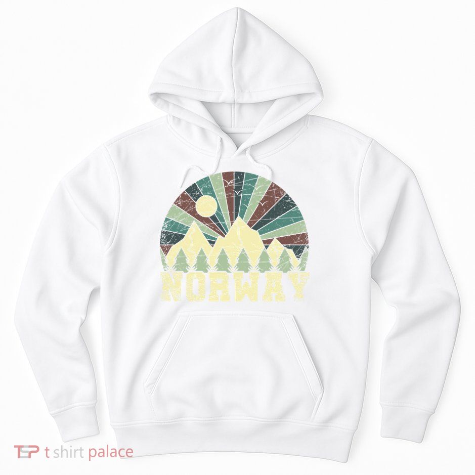 Mountians Hiking Gift Norway Gift Hoodie