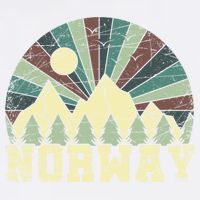 Mountians Hiking Gift Norway Gift Youth Performance Sprint T-Shirt