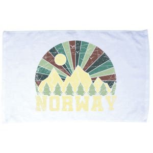 Mountians Hiking Gift Norway Gift Microfiber Hand Towel