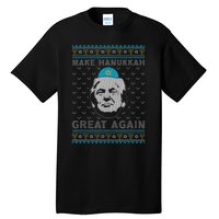 Make Hanukkah Great Again Trump Jewish Ugly Chanukah Sweater  Tall T-Shirt