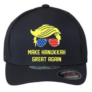 Make Hanukkah Great Again Trump 47 Hanukkah Miracle Victory Flexfit Unipanel Trucker Cap