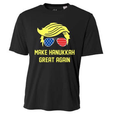 Make Hanukkah Great Again Trump 47 Hanukkah Miracle Victory Cooling Performance Crew T-Shirt