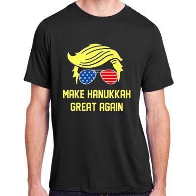 Make Hanukkah Great Again Trump 47 Hanukkah Miracle Victory Adult ChromaSoft Performance T-Shirt