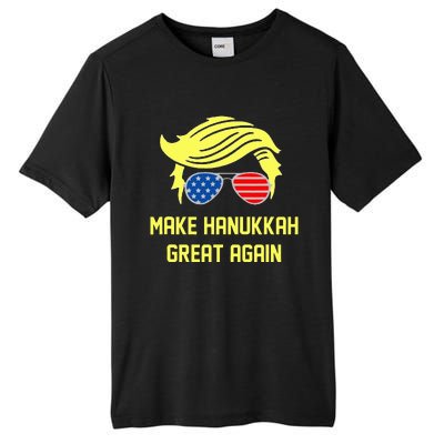 Make Hanukkah Great Again Trump 47 Hanukkah Miracle Victory Tall Fusion ChromaSoft Performance T-Shirt