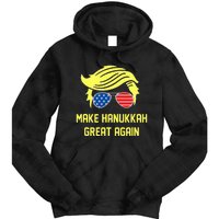 Make Hanukkah Great Again Trump 47 Hanukkah Miracle Victory Tie Dye Hoodie