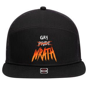 Mars Heyward Gay Wrath 7 Panel Mesh Trucker Snapback Hat