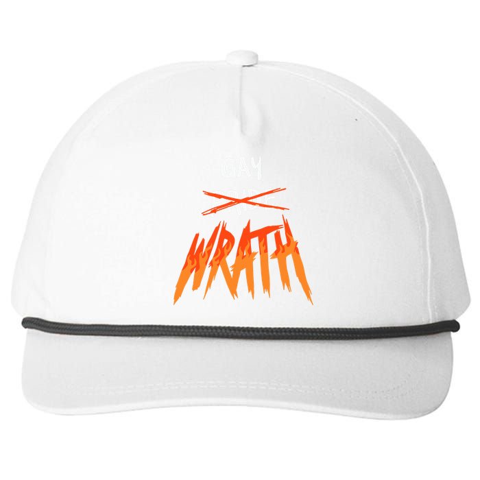 Mars Heyward Gay Wrath Snapback Five-Panel Rope Hat