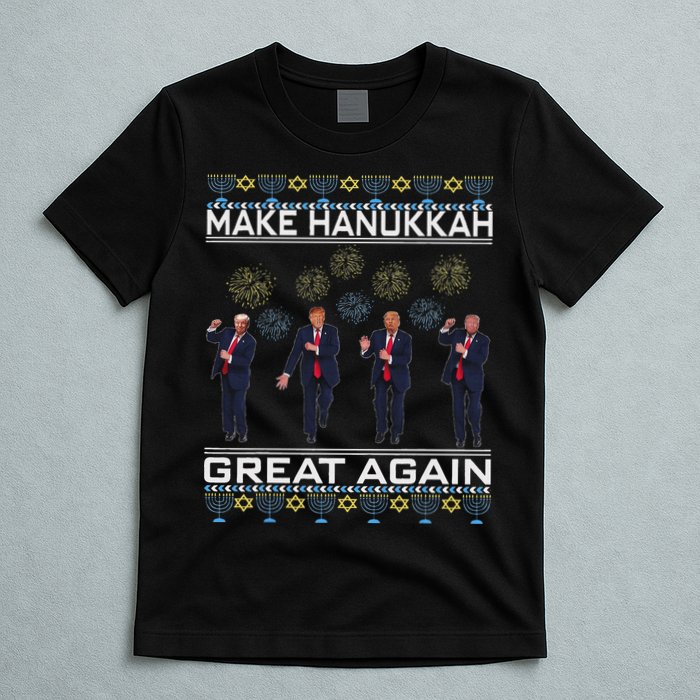 Make Hanukkah Great Again Funny Trump Ugly Chanukah T-Shirt