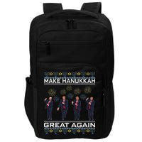 Make Hanukkah Great Again Funny Trump Ugly Chanukah Impact Tech Backpack