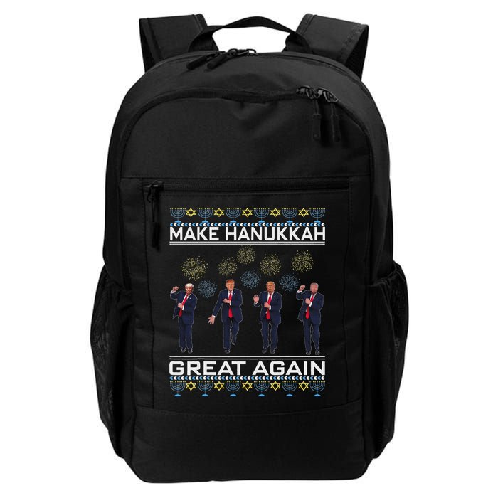 Make Hanukkah Great Again Funny Trump Ugly Chanukah Backpack
