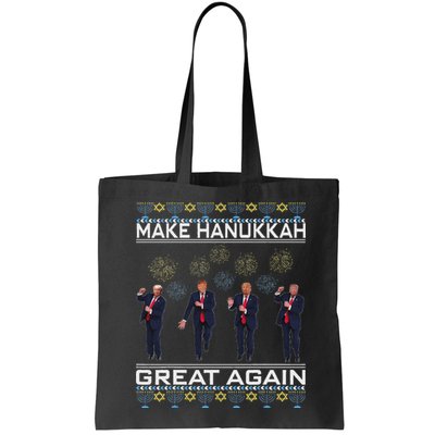 Make Hanukkah Great Again Funny Trump Ugly Chanukah Bag