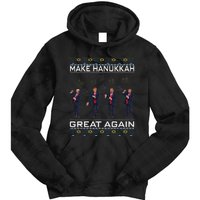 Make Hanukkah Great Again Funny Trump Ugly Chanukah Tie Dye Hoodie