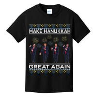 Make Hanukkah Great Again Funny Trump Ugly Chanukah Kids T-Shirt