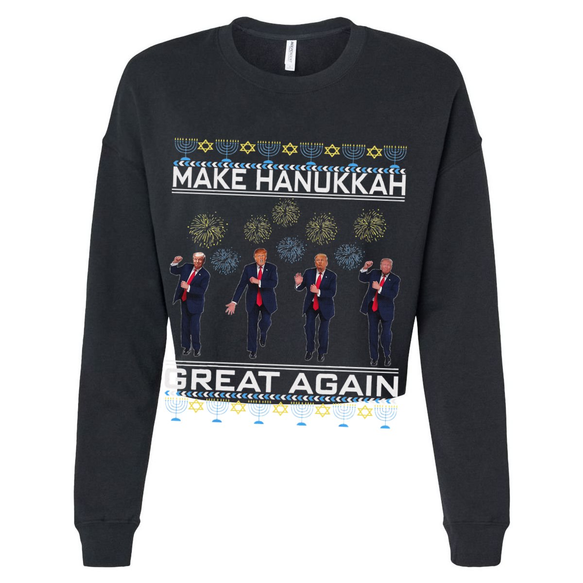 Make Hanukkah Great Again Funny Trump Ugly Chanukah Kids T-Shirt