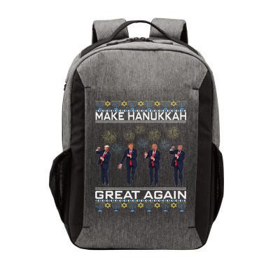 Make Hanukkah Great Again Funny Trump Ugly Chanukah Vector Backpack