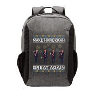 Make Hanukkah Great Again Funny Trump Ugly Chanukah Vector Backpack