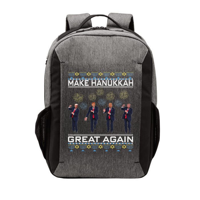 Make Hanukkah Great Again Funny Trump Ugly Chanukah Vector Backpack