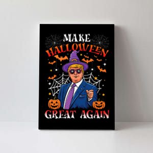 Make Halloween Great Again Funny Trump 2024 Halloween Canvas