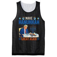 Make Hanukkah Great Again Funny Donald Trump Dinner Jewish Mesh Reversible Basketball Jersey Tank