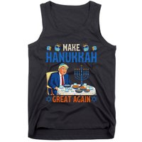 Make Hanukkah Great Again Funny Donald Trump Dinner Jewish Tank Top